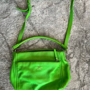 Green Kate spade bag
